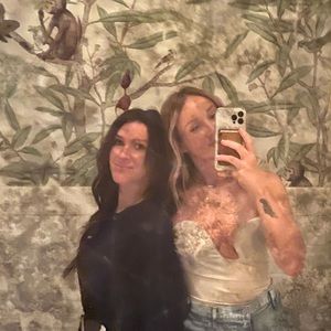 House of cb- SAFFIRA FOG PLUNGE VEGAN LEATHER CORSET